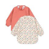 Baberos con Mangas Coeur Colore- Pack de 2