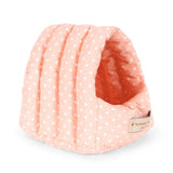 Gatita Calore Beige con Casita Rosa