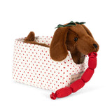 Perro Sausage con Comida