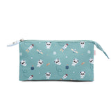 Estuche 3 compartimentos Pandas in Space