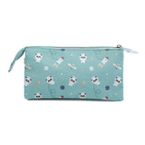 Estuche 3 compartimentos Pandas in Space