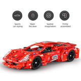 Coche de carreras rojo