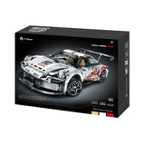Coche deportivo gris 2 en 1