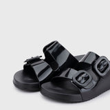 Sandalia Habana Brillo Negro