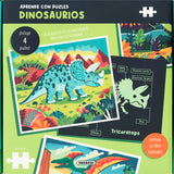 Dinosaurios - Puzzle con Libro