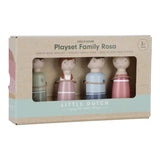 Set Familia Rosa Casa de Muñecas