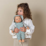 Ropita de Muñeca Cuadros Verde