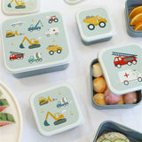 Set 4 Cajas Snack Vehículos