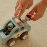 Coche de Policía de Madera