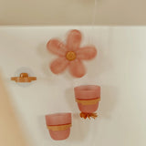 Juego Bañera Tazas y Flor
