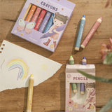Crayones de Cera Rosa