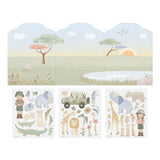 Libro Pegatinas Reutilizables Safari Friends