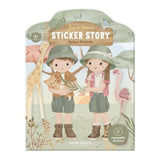 Libro Pegatinas Reutilizables Safari Friends