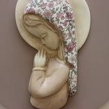 Virgen Niña Peonías