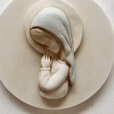Virgen Niña Sencilla Azul