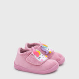 Zapatilla Casa Unicornio Rosa