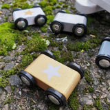 Pista Coches Plateada
