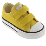 Zapatillas Tribu Basket Velcro Lona Mostaza