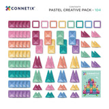 Connetix Pastel Creative 104 Piezas