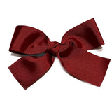 Clip lazada mediana burdeos oscuro