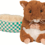 Peluche Hámster dorado con Camita