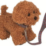 Peluche Caniche Sammy con correa
