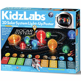 Kidz Labs Sistema Solar Póster 3D con Luces