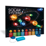 Kidz Labs Sistema Solar Póster 3D con Luces