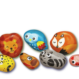 Workshop on painting animals on stones 