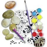 Workshop on painting animals on stones 
