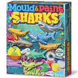 Mould and Paint Imanes de Tiburones Glow in the Dark