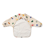 Babero capa impermeable Letras