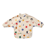 Babero capa impermeable Letras