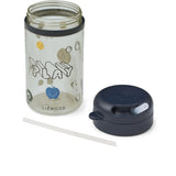 Vaso con Pajita Azul Play