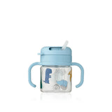 Vaso con Pajita y Asas Dino