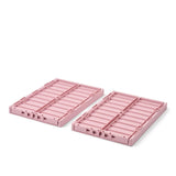 Caja de Almacenamiento Rosa - Pack de 2