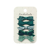 Clips School Bow Verde