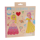 Libro para Colorear con Pegatinas Princesas