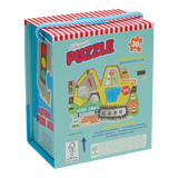 Puzzle con Forma Construcción 30p