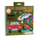 Libro para Colorear con Pegatinas Cars