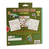 Libro para Colorear con Pegatinas Cars