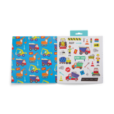 Libro para Colorear con Pegatinas Construcción