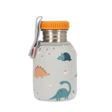 Botella Acero con Funda Dinos World 350ml