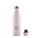 Botella Termo Rosa Pastel