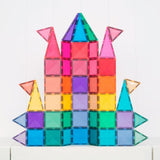 Construcción Connetix Glitter Castle Pack 48 piezas