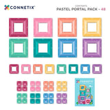 Construcción Connetix Pastel Portal 48 piezas