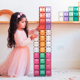 Construcción Connetix Pastel Rectangle Pack 24 piezas
