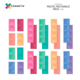 Construcción Connetix Pastel Rectangle Pack 24 piezas