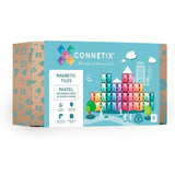 Construcción Connetix Pastel Rectangle Pack 24 piezas