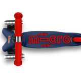 Patinete Mini Micro Deluxe Led Azul / Rojo